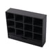 thumbnail image 5 of Vitrina organizadora mini a escala 1/12 para exhibir colecciones y manualidades con 12 cuadrículas negro, 5 of 9