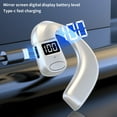 thumbnail image 6 of Oggfader Wireless Earbuds Open Ear Wireless Bluetooth 5.3 Ear Business Sports Music Call Noise Reduction Long Battery Life Bluetooth Wireless Earphones White, 6 of 9