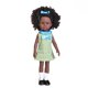 thumbnail image 1 of Muñeca Negra Para Niña, Pelo Rizado De 14,5 Pulgadas, Muñeca Negra Realista Y Suave Con Ropa Lavable, Conjunto De Vestido Y Diadema, Regalo Para Niñas seitruly FN007665-01, 1 of 6