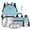 Baseball Ice Cream Decoration, variant on XYZCANDO Capybaras 5 Pcs School Backpack Set with Backpacks Lunch Tote Stationery Pouch Cup Sleeve Key Lanyard Suitable for Kids Girls