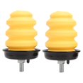 thumbnail image 3 of Rear Frame Bumper, Pratical Leaf Spring Bumper, Stable Performance 2Pcs Rubber Yellow For  SIERRA 1500 1999-2006 Or, 3 of 8