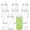 Clear, variant on 16 oz Plastic Snow Globe Tumbler, 4 Pack Double Wall Snowglobe Tumbler with Pre Drilled Hole, Plastic Mason Jar Cups Can for Snow Globe Glitter DIY ( Clear )
