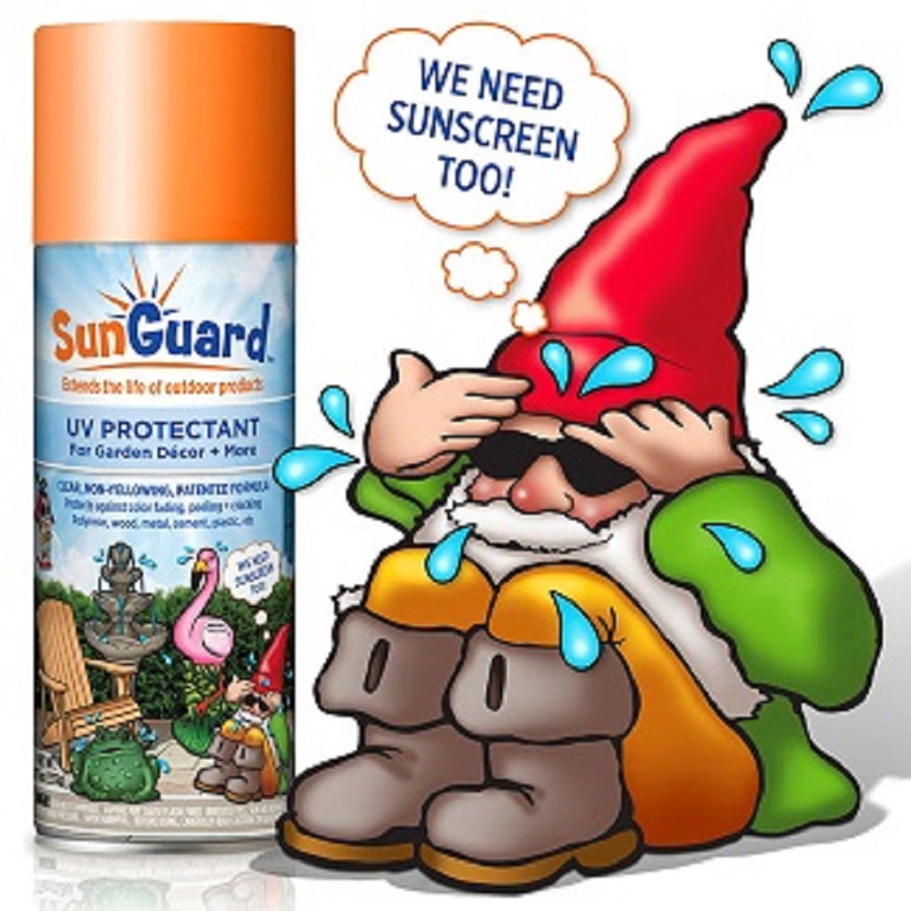 SUNGUARD UV Protectant Spray for Outdoor Decor, Furniture & More (3-Pack) Prevents Fading Peeling and Cracking
