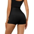 thumbnail image 3 of Unique Bargains Women's Butt Lifter Boyshorts Shapewear Panties with Hooks Closure M Black, 3 of 6