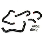 HPS Performance Reinforced Silicone Heater Hose Kit for 2000-2005 Honda S2000, Black