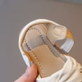 thumbnail image 6 of Duqingm Sandals Toddler Kids Girls Boys Sandals with Cork Footbed Adjustable Strap Toddler Casual Slides Sandals Open Toes Flat Beige,5.5, 6 of 7