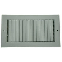 1 PK ZoroSelect Sidewall/Ceiling Register, 9.75 X 15.75, White, Aluminum