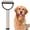 Black, variant on Dog Brush For Shedding,Pet Pro Grooming Tool,Dog Hair Brush Double-Sided Deshedding Dematting Tool, Undercoat Rake for Dogs & Cats, Extra-Wide Dog Grooming Brush & Deshedder Comb for Long Hair