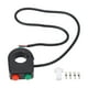 thumbnail image 2 of Interruptor de Faro de Bocina Hamdlebar, Luz de Cabeza de Bocina de 12 V, Interruptor de Manillar Con Botón de Encendido y Apagado Negro para Motocicleta Scooter, 2 of 7