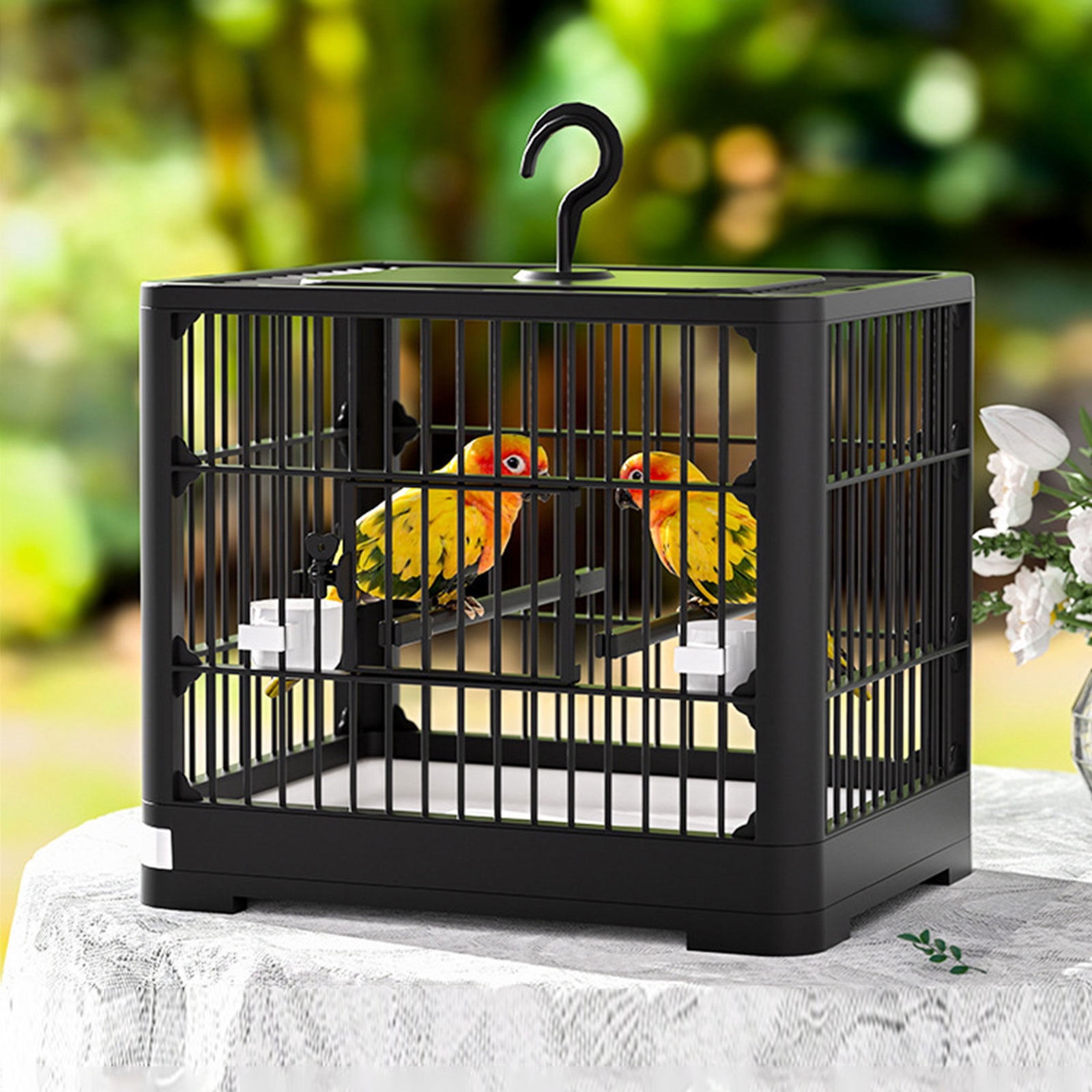 Large Capacity Birdcage for Budgies Parrot Bird Cage Habitats for Bird Enthusiasts Pet Owners Farmhouses
