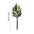 thumbnail image 3 of Artificial Floral Bush With Ground Insert, Faux Botanical For Outdoor Garden Patio Porch Yard Ornament, Uv Sturdy Maintenance-Free Floral Focus, 3 of 7