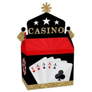  Outus Casino Party Favor Gift Bags Casino Theme Party Supplies Las  Vegas Poker Goody Treat Paper Bags for Casino Birthday Party Decor, 8.3 x 6  x 3 inches (24 Pcs) : Health & Household