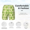 thumbnail image 6 of Picia Various Lemons pattern Mens Swim Trunks with Compression Liner Stretch Beach Shorts Quick Dry with Zipper Pockets No-Chafing Board Shorts-X-Large, 6 of 9