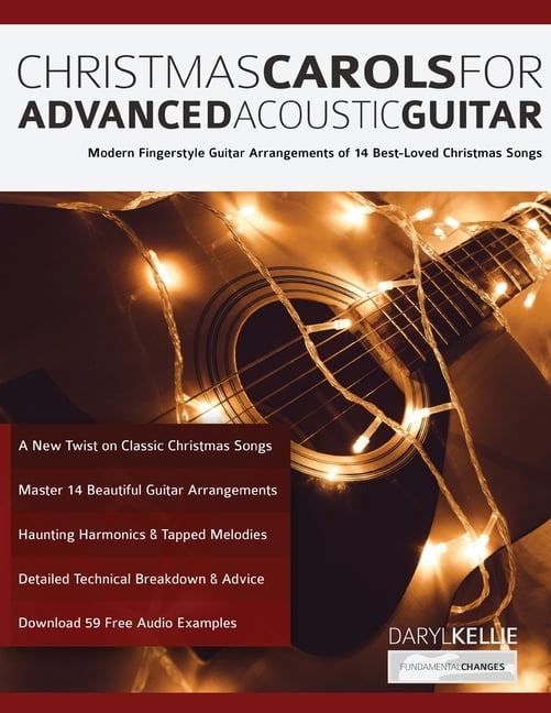 Christmas Carols For Advanced Acoustic Guitar (Paperback)