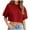 Red, variant on LOVZFMLL Women's Crop Tops Short Sleeve T-Shirts Casual Summer Clothes Trendy Comfy 2025 Workout Loose Fit Soft Tees Purple S