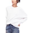 thumbnail image 1 of Free People Womens Downtown Knit Sweater, White, Small, 1 of 1