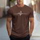 thumbnail image 2 of Eres Más Que una Camisa de Puntuación de Prueba Nueva Moda Casual Hombres Imprimir Camiseta Deportiva Manga Corta Blusas de Cuello Redondo, 2 of 9