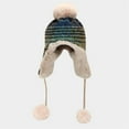 thumbnail image 4 of iHPH7 Russian Hat Fuzzy Hat Winter Accessories for Women Fleece Hat Winter Hats for Women Winter Hats for Women Cold Weather Trapper Hat Green One Size, 4 of 4