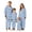 Light Blue, variant on XUNKUSGA Christmas Pajamas for Family Classic Print Hooded Fleece Zip Up Jumpsuit Pjs Soft Skin Friendly Long Sleeve Family Matching Christmas Onesie Pajamas Holiday Loungewear