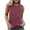 Wine, variant on WREESH Women's Summer Sleeveless Tank Top Lightweight Crew Neck Loose Fit Casual Solid Tunic Blouse