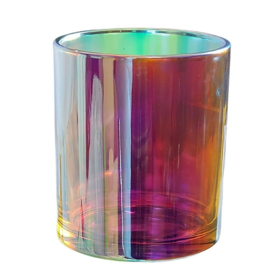 14 oz. Havana Iridescent Chromaflair Empty Candle making Jar candle vessels for DIY candle-making projects (Box of 12) FREE SHIPPING