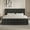 Dark gGray, variant on Full/Queen/King Size Bed Frame with Headboard and 4 Storage Drawers, Platform Bed Frame Square Stitched Button Tufted, No Box Spring Needed, Noise Free, Easy Assembly