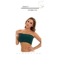 thumbnail image 6 of Large Size Underwear Strapless One-line Bandeau Women's Bra Without Wire Ring, 6 of 8