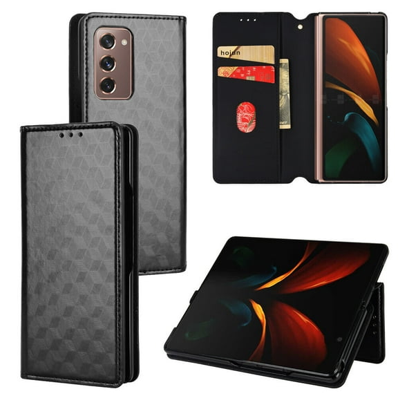 Samsung Galaxy Z Fold 2 5G Case , Magnetic Wallet PU Leather Flip Cover Card Holde Case for Samsung Galaxy Z Fold 2 5G