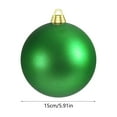 thumbnail image 3 of Todaioua Large Christmas Ball Ornaments 6 Inch Jumbo Glitter Hanging Ball Candy Plastic Giant Oversizded Christmas Ornament for Indoor Outdoor Party Xmas Tree Decor(Classic), 3 of 7