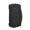 thumbnail image 7 of Generic Women Summer Jean Shorts High Waisted Frayed Raw Hem Denim Short Elastic Waist Casual Straight Leg Hot Short Pants, 7 of 7