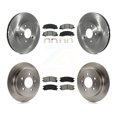 thumbnail image 1 of Transit Auto Front Rear Disc Brake Rotors and Semi-Metallic Pads Kit for Car Chevrolet Impala Monte Carlo K8S-103002, 1 of 11