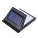 thumbnail image 1 of Outdoor Wall Light Solar Powered LED Lamp for Garden Use Black ABS Material Waterproof Inch, 1 of 4