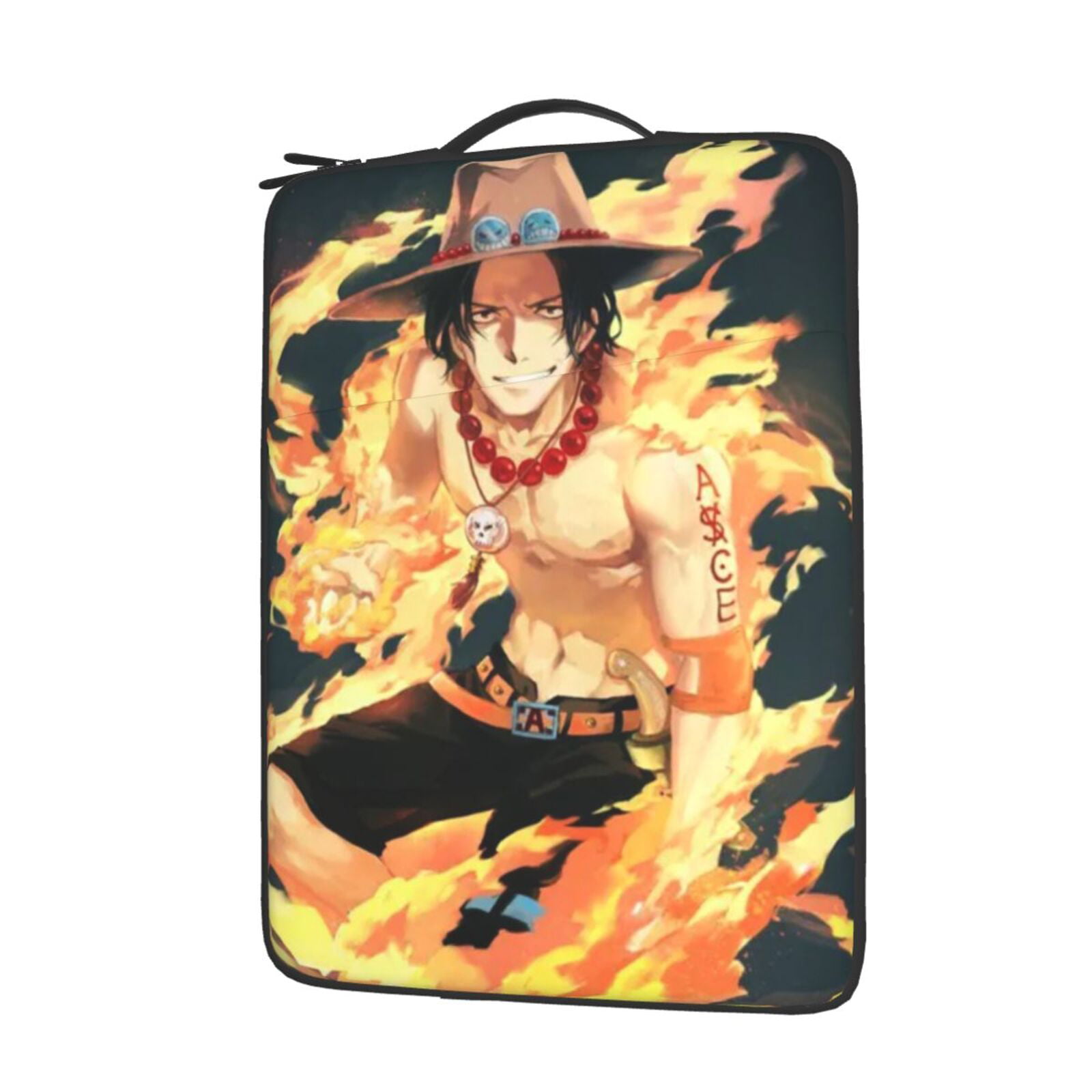 Waterproof Notebook Computer Bag-Light and Comfortable Tablet Briefcase-Band Zipper Portable Handbag Anime Game One Piece 13-Inch to 15-Inch Laptop Sleeve Case 