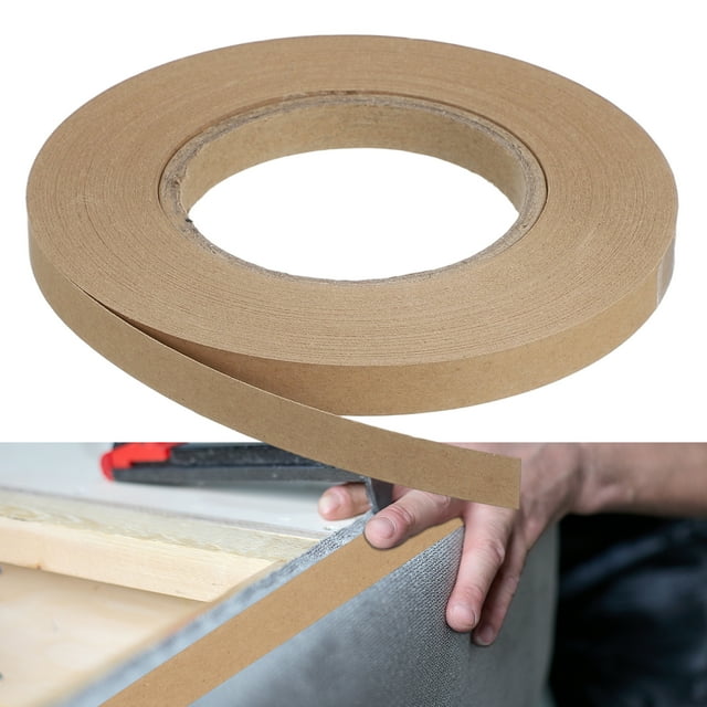 Tira de tachuela para tapicería Uxcell, tira de 1/2 pulgada por 40 yardas para hacer sofás, tira de cartón para muebles, reparación de bordes de sofá, silla y sofá, marrón
