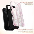 thumbnail image 4 of Pastel Pink Roses & Lace Phone Case, Elegant Vintage Style iPhone Cover for iPhone 16 15 14 13 12 11 Pro Max Mini, 4 of 6