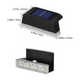 thumbnail image 3 of WNFJR Outdoor Solar Light, Waterproof Exterior Wall Light Garden Powered Security Light for Garden Fence Portable Hanging Waterproof Led Street Light Solar LED Wall Lantern Light, 3 of 4