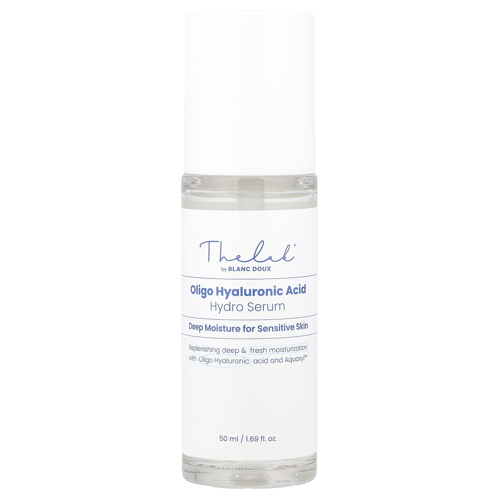 The Lab by BLANC DOUX Oligo Hyaluronic Acid Hydro Serum, 1.69 fl oz (50 ml)
