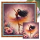thumbnail image 1 of Hilo Algodón Ecológico Bordado Punto Cruz Ballet Impreso 11CT 50x50cm, 1 of 9