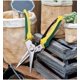 thumbnail image 3 of Tijeras artesanales de jardinería para bonsái, tijeras multifuncionales con ranura de línea, tijeras de podar rectas de goma de acero inoxidable, 3 of 5