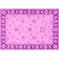 thumbnail image 1 of Ahgly Company Indoor Rectangle Oriental Pink Traditional Area Rugs, 2' x 5', 1 of 4