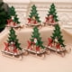 thumbnail image 2 of Adorno navideño de madera para mesa, colgante artesanal para árbol de Navidad, decoración para el hogar, regalos de fiesta de año nuevo, 2024, 2 of 4