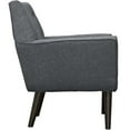 thumbnail image 4 of Modway Fauteuil Moderne en Tissu Polyester Gris, 4 of 5