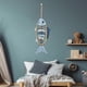 thumbnail image 1 of Xihbxyly Decoración de Pared de Pez de Madera, Huesos Colgantes de Temática Náutica, Diseño Azul Vintage, Decoración para Sala de Estar, Dormitorio y Baño, Estilo Costero Elegante, Idea de Regalo, Ta, 1 of 7