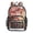 Crimson Rose, variant on Large Clear PVC Backpack Heavy Duty See Through Backpack for Adults Work Travel, Blue Pink-bows Printed 12L