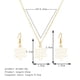 thumbnail image 3 of Xihbxyly oferta del dia Conjunto de collar y pendientes navideños con joyas de colores, bonito collar para mujer, 3 of 7