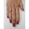 thumbnail image 4 of TAAPSEE JEWELS 14K White Gold Plated White Round Cut Diamond Engagement Wedding Ring, 4 of 4