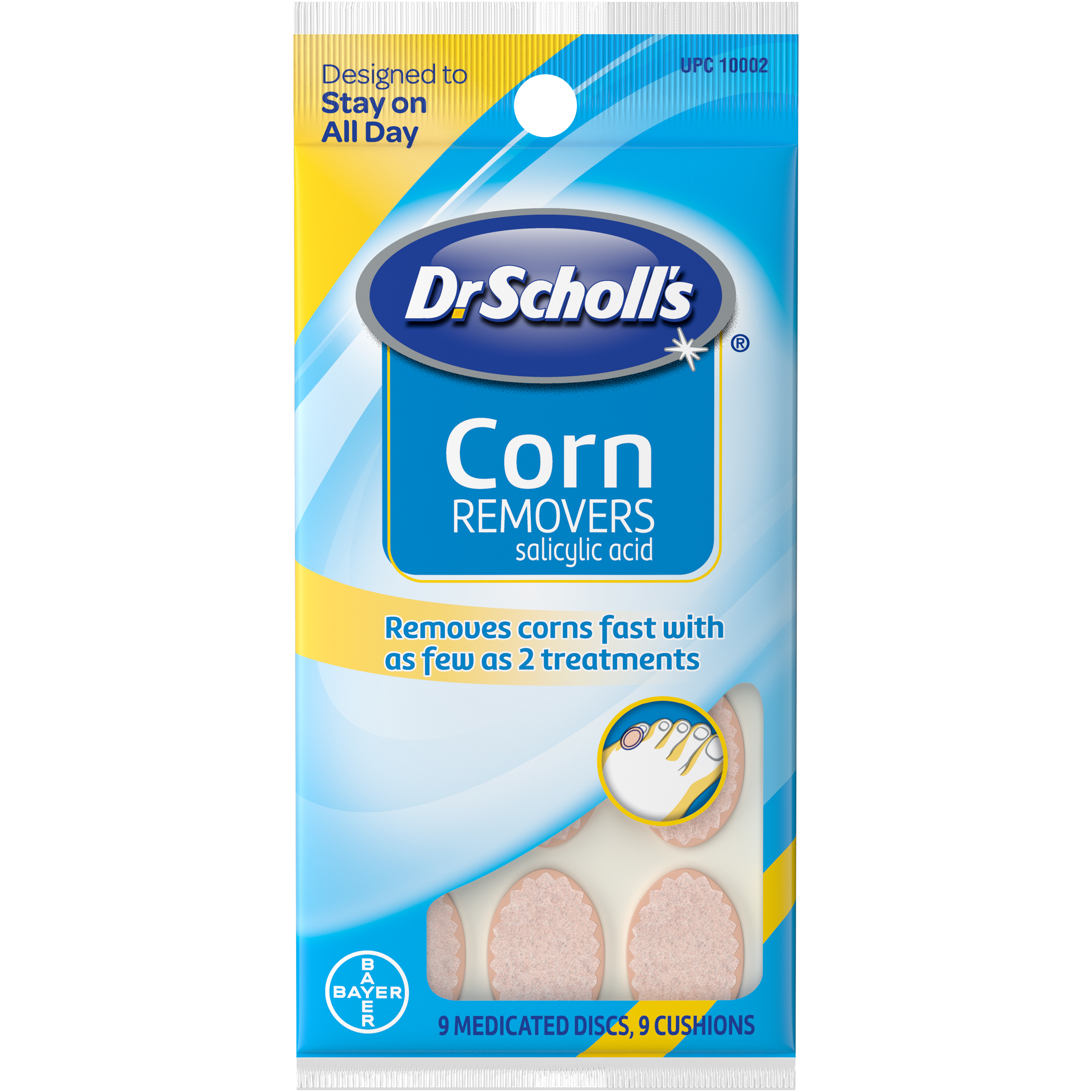 Dr. Scholl's Corn Removers, 9 Cushions, 9 Medicated Discs - image 2 of 8