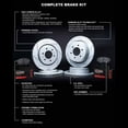 thumbnail image 3 of R1 Concepts Front Rear Brakes and Rotors Kit |Front Rear Brake Pads| Brake Rotors and Pads| Performance Off-Road/Tow Brake Pads and Rotors|fits 2005-2010 Jeep Commander, Grand Cherokee, 3 of 5