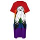 thumbnail image 5 of Vestido de noche para mujer, con bolsillos sueltos y estampado de bandera del orgullo bicolor repetitivo sin costuras, vestidos formales para ocasiones especiales., 5 of 7