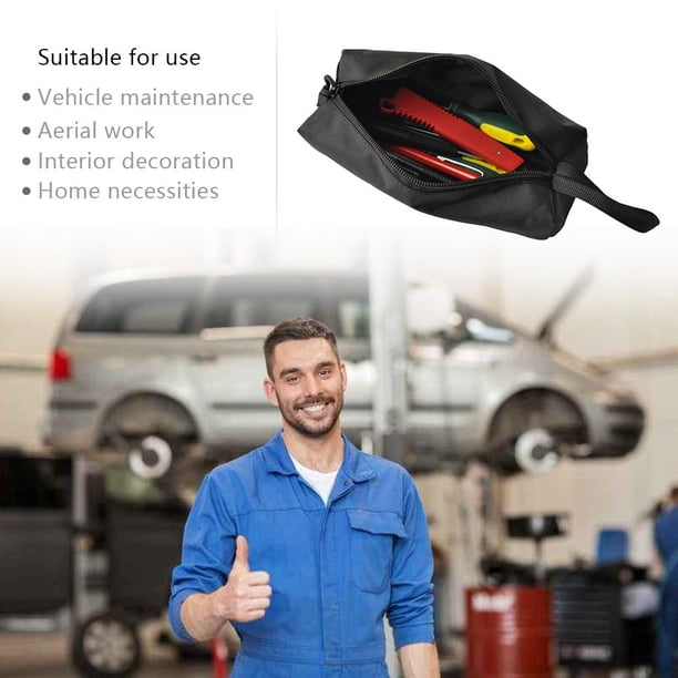 Organizador De Almacenamiento Penggong impermeable Toolkit bolsa de herramientas multifuncional bolsa de hombro (negro)
